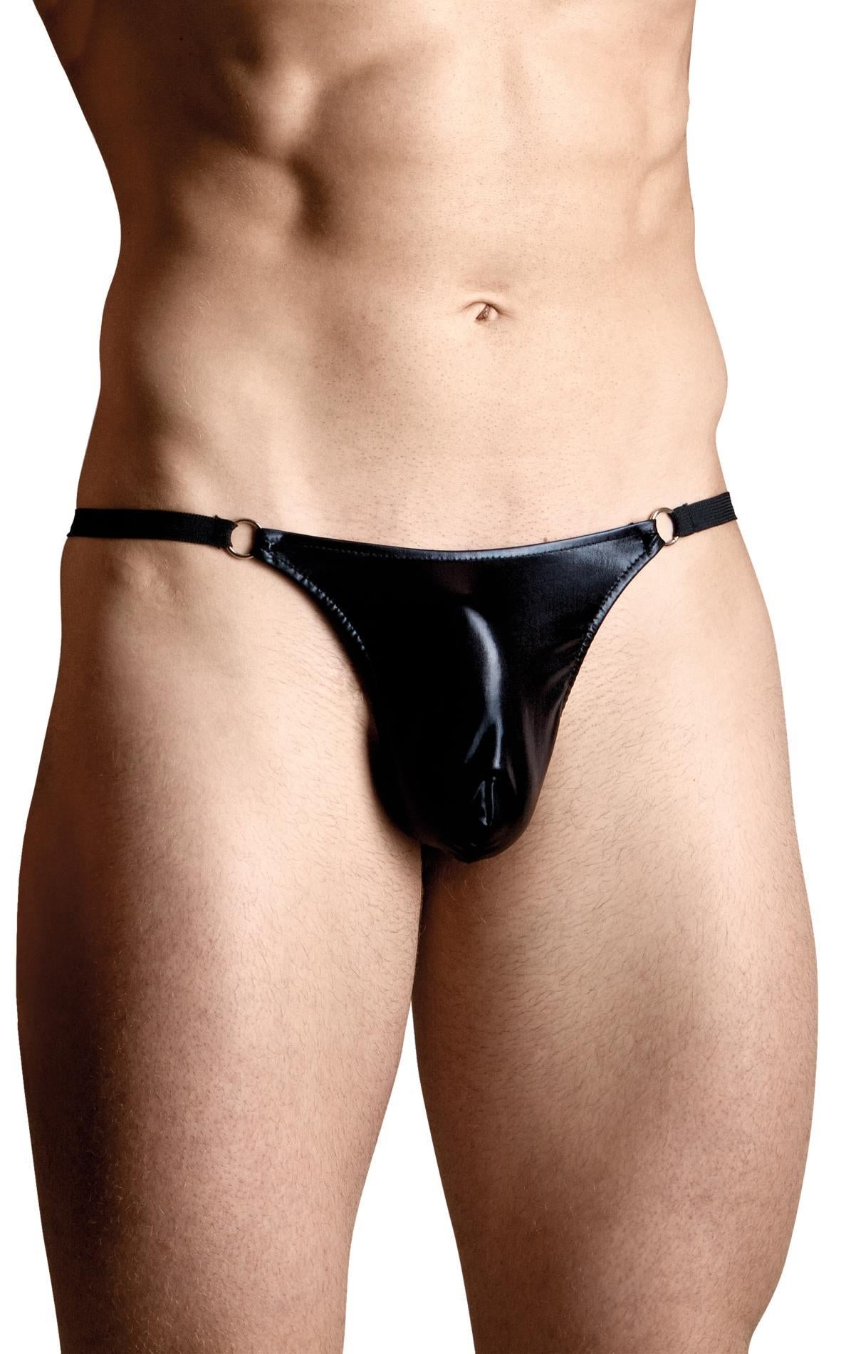 SoftLine 4487 tanga provocatoare bărbătească negru S/L