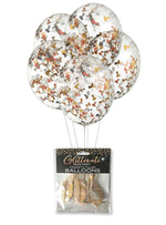Baloane Glitterati cu Confetti Penis, Set 5