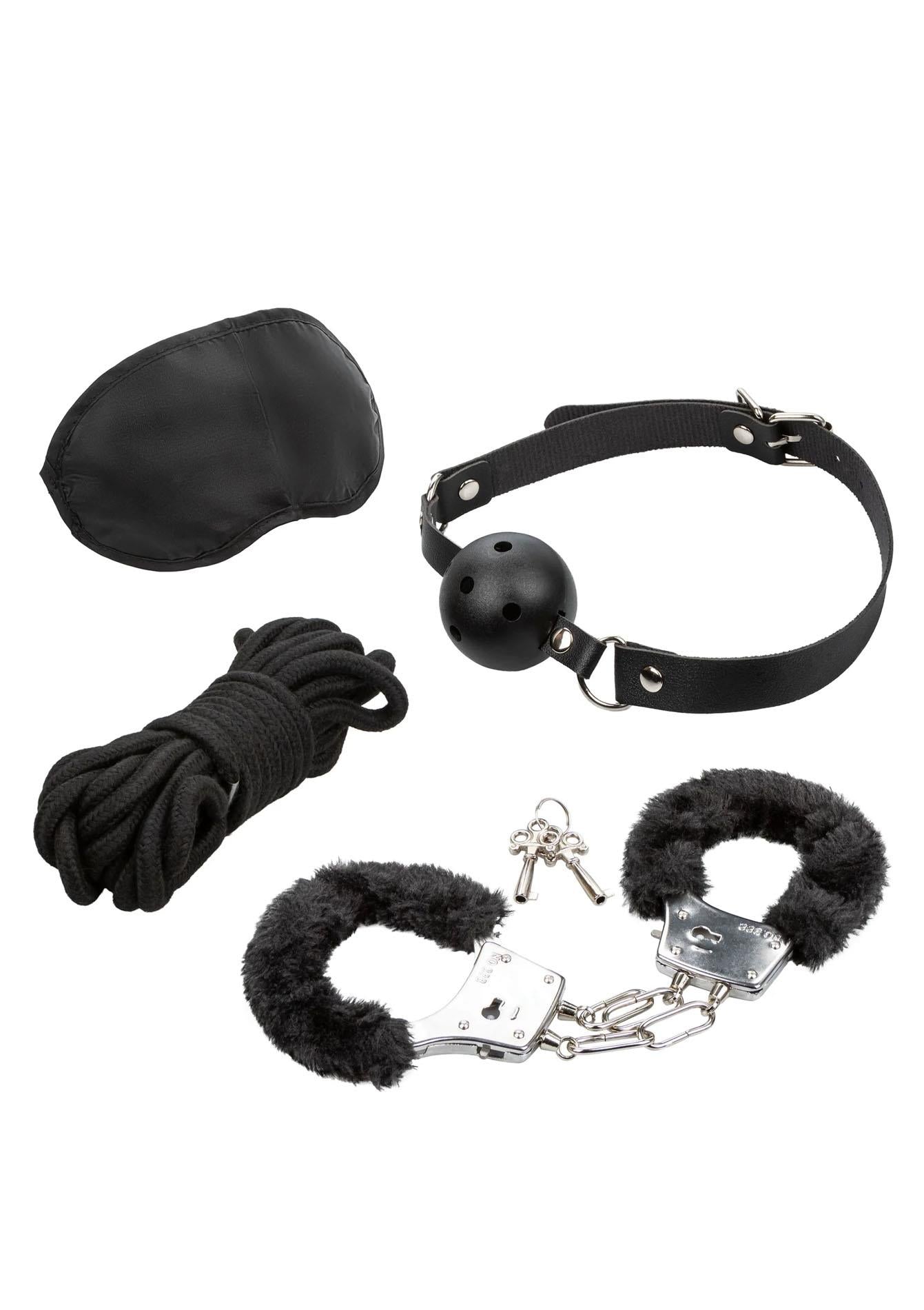 Set de bondage Calexotics Explorer Collection Negru
