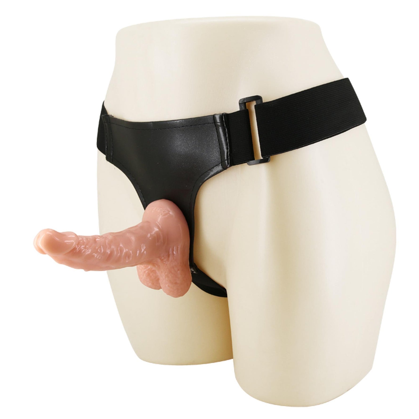 Strap on cu dildo din PVC impermeabil