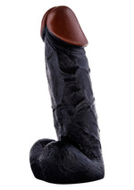 Dildo realist ToyJoy Prince Of Namibia din PVC negru 20 cm