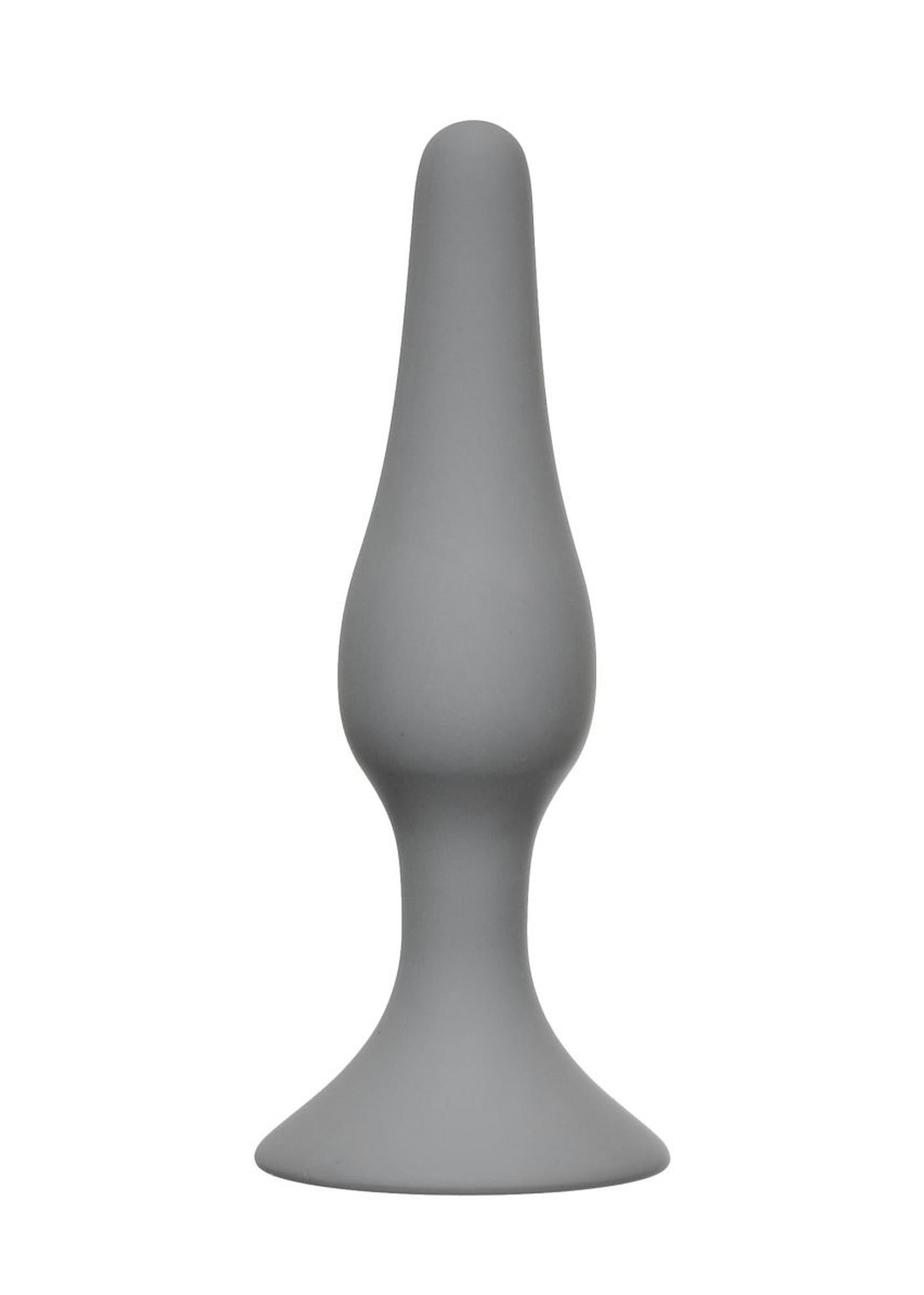 Dop anal din silicon Lola Toys gri 11,5 cm