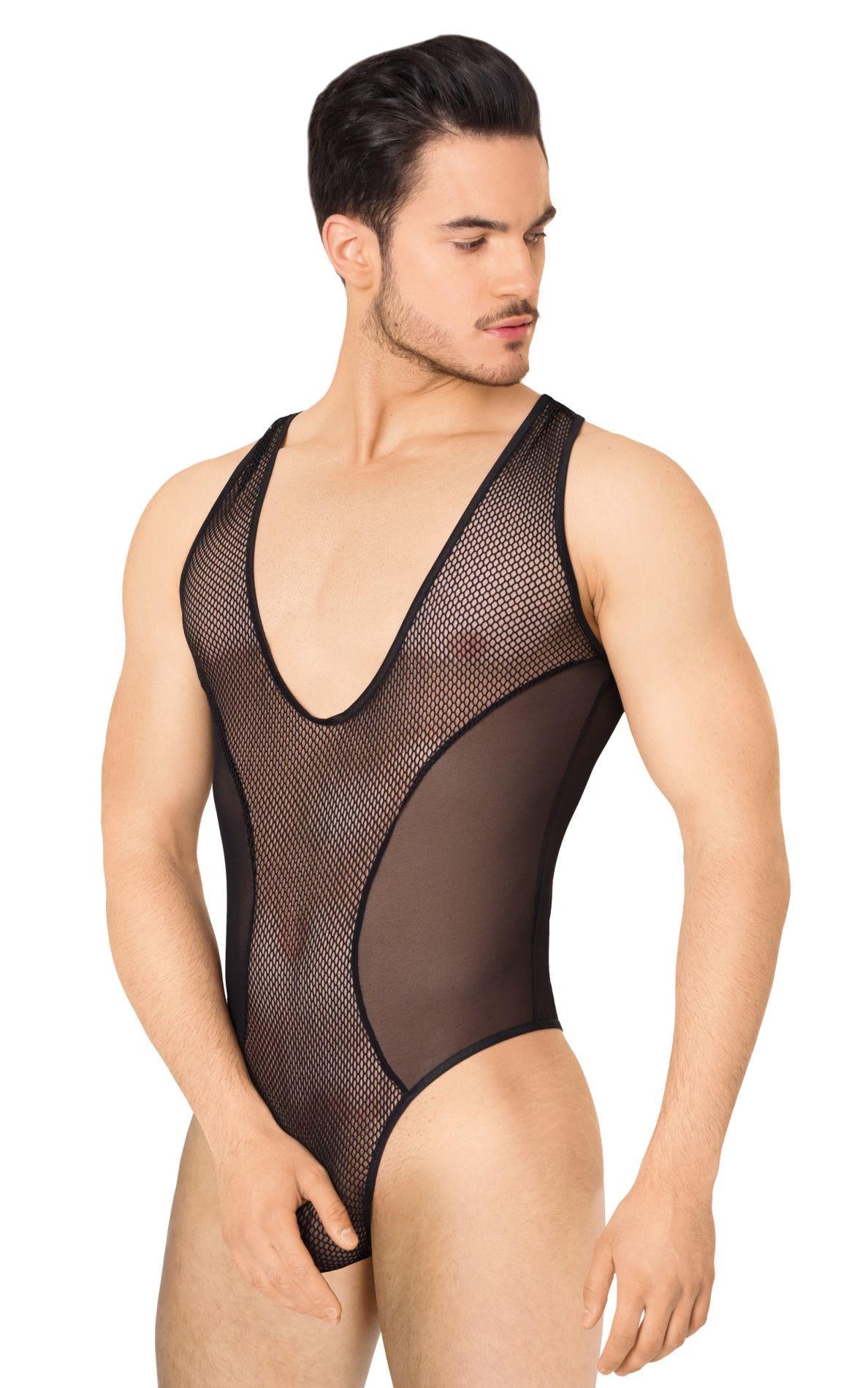 Salopetă SoftLine 4609 din plasă neagră M/L