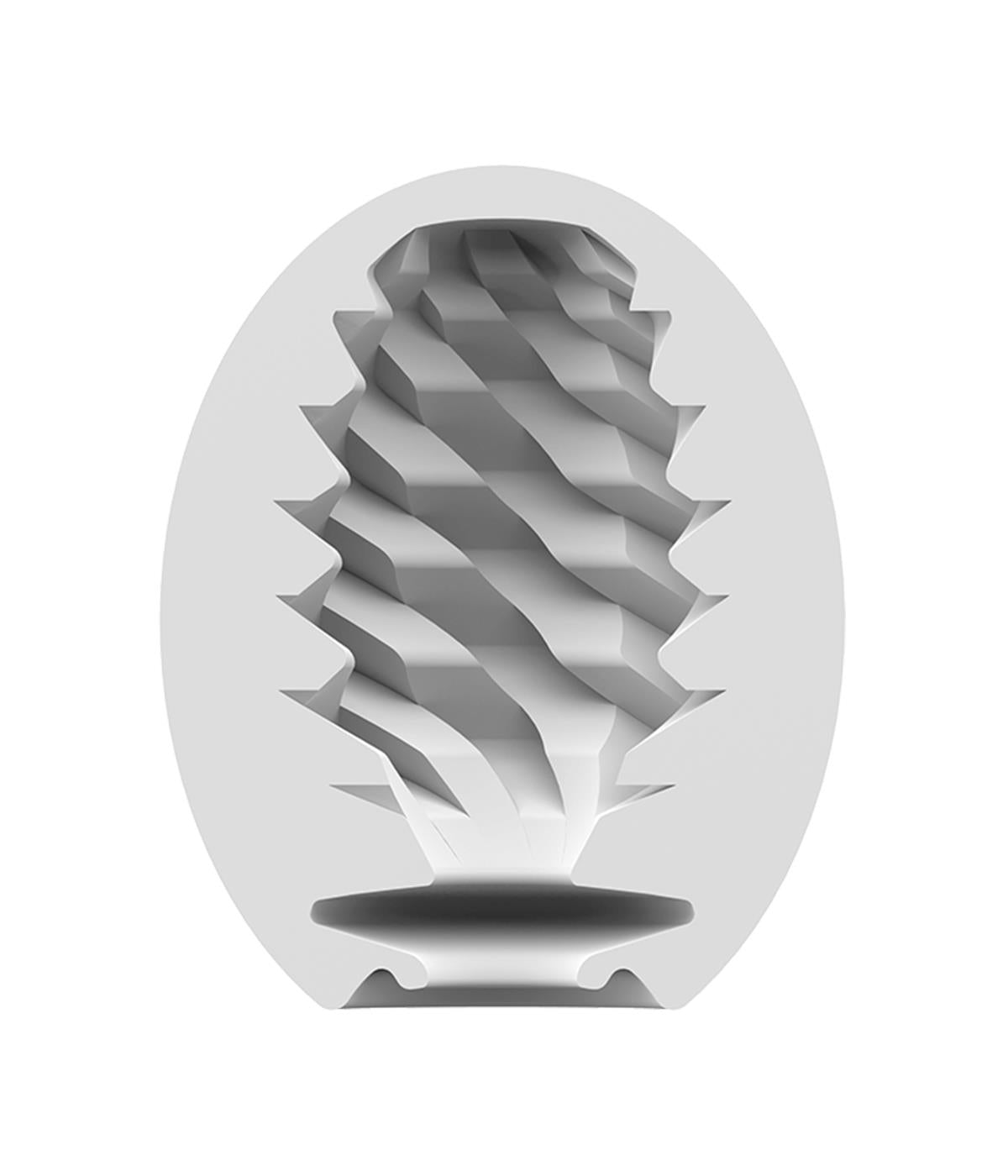 Masturbator Satisfyer EGGCITED cu ou hidroactiv, galben
