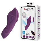 Vibrator din silicon Pretty Love Mane cu aplicație cu 10 funcții