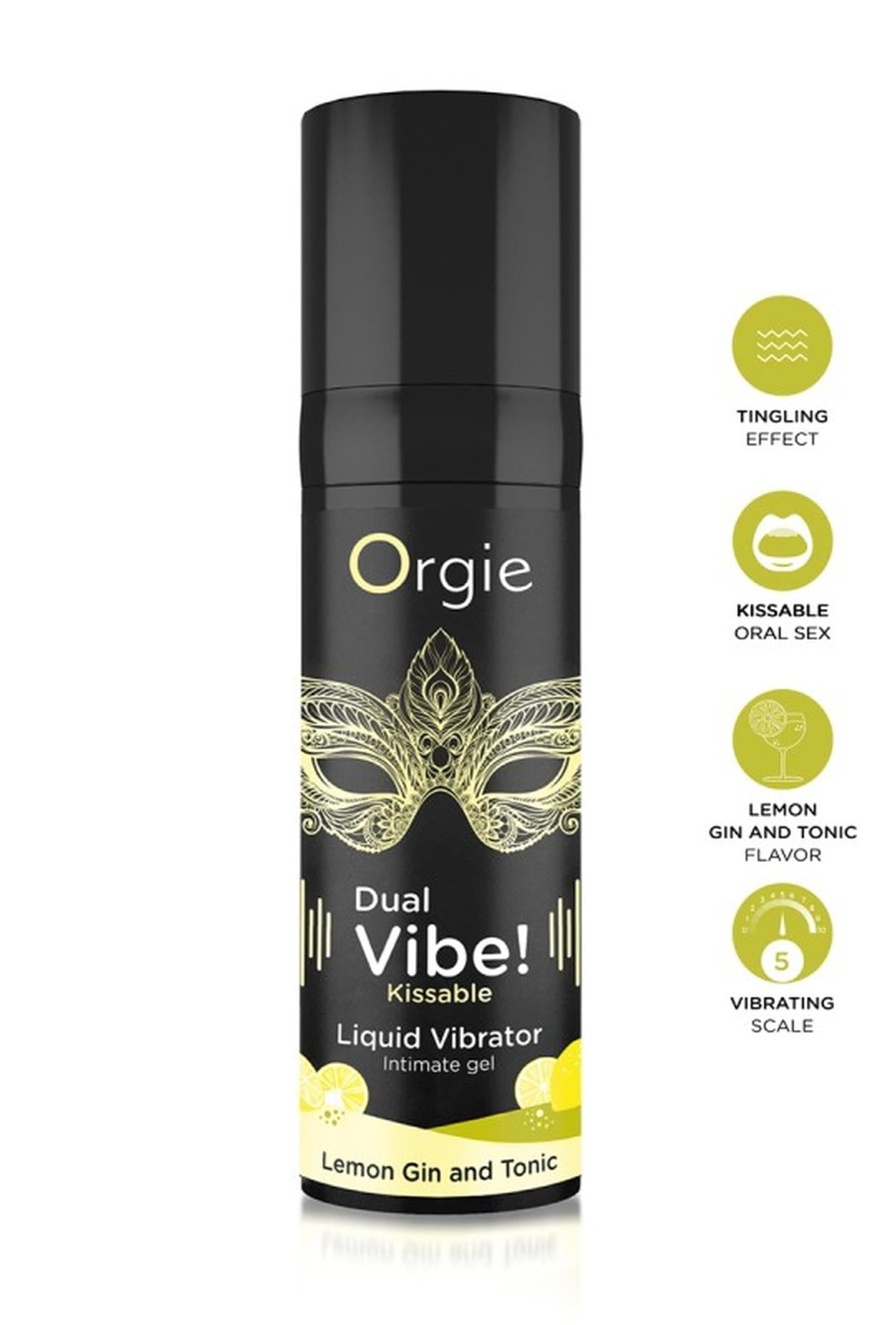 Gel intim vibrant comestibil Orgie Lemon Gin Tonic