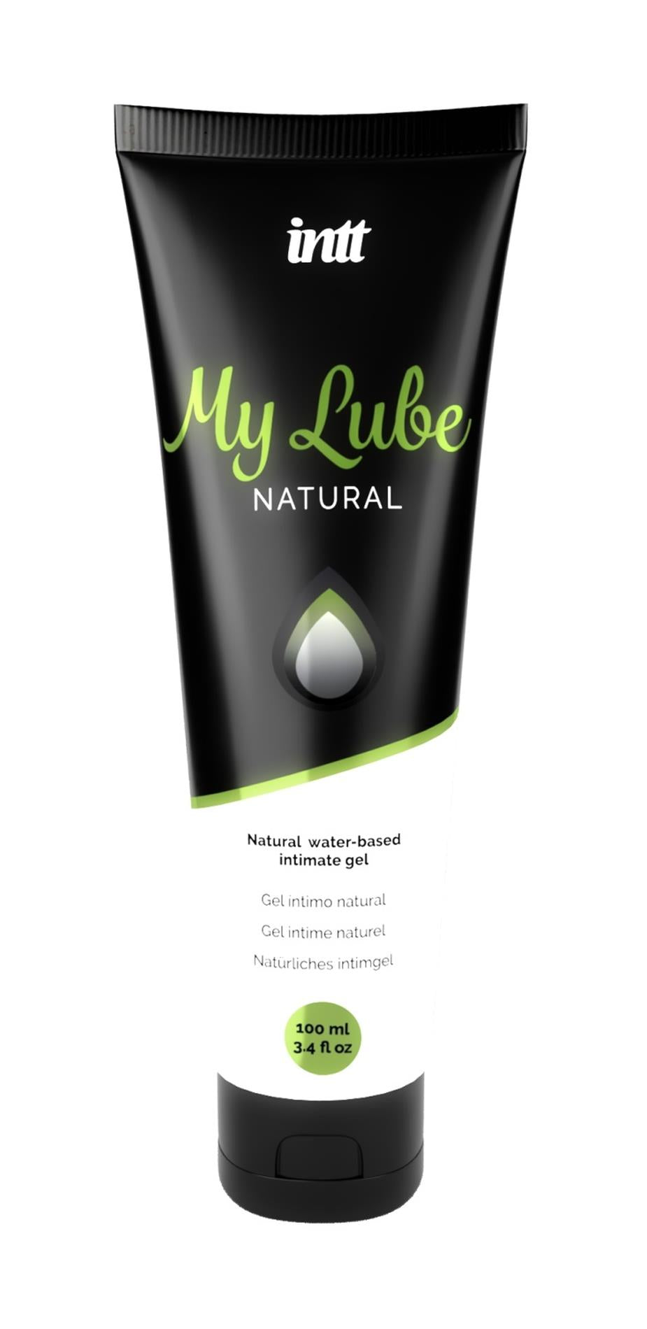 Gel intim natural, fără parfum, pe bază de apă, 100 ml