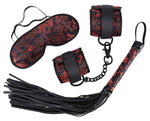 Set de bondage Bad Kitty din satin, negru, 38 cm