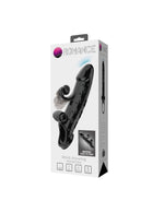 Extensor vibrant pentru penis Romance, negru, realist