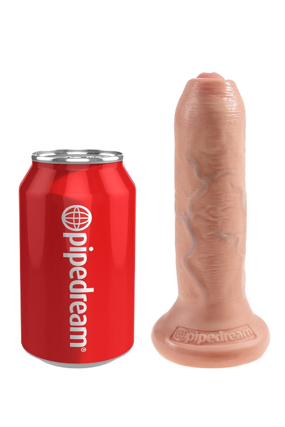 Dildo King Cock 6 inci, lumină necircumcisă