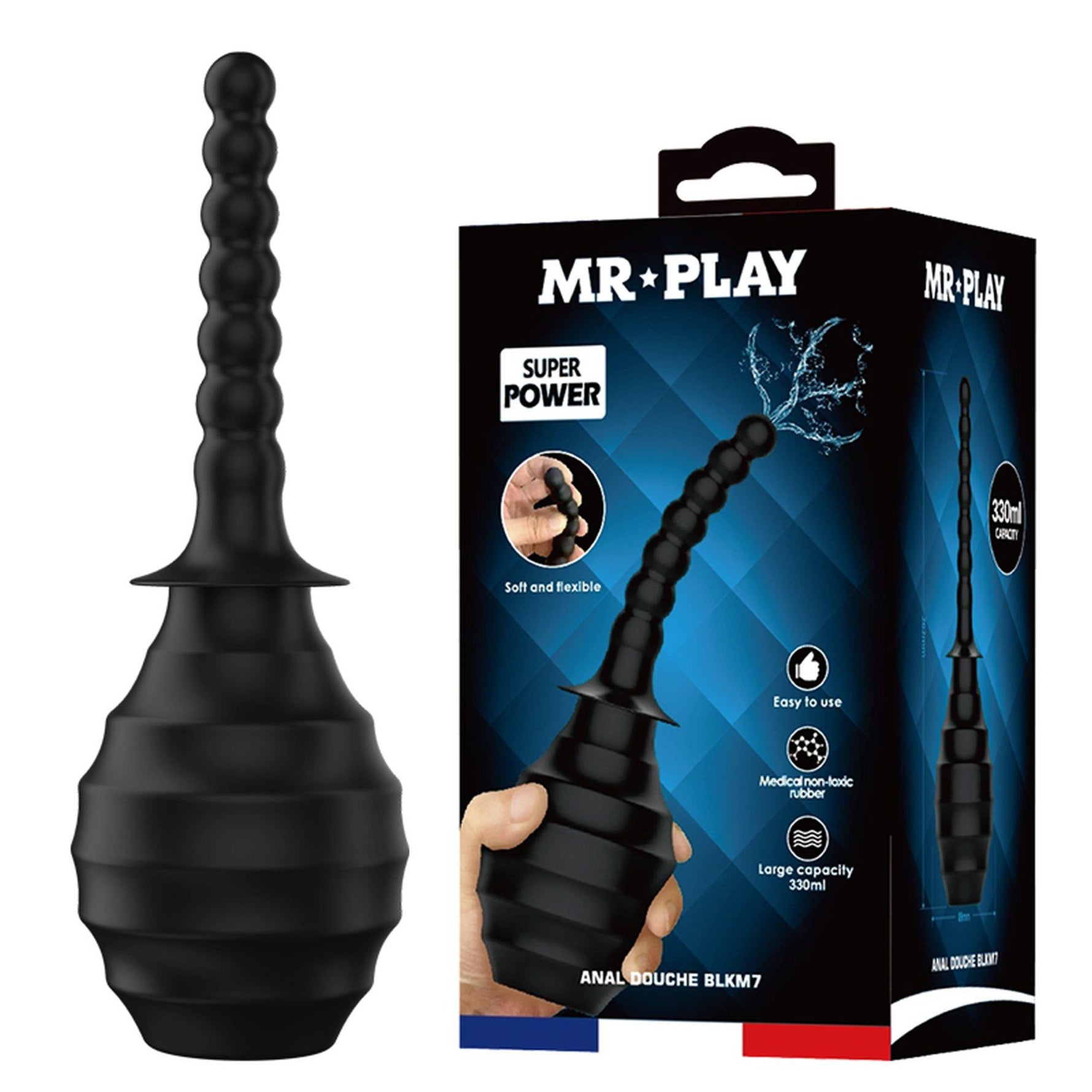 Duș anal din cauciuc Mr Play 330 ml