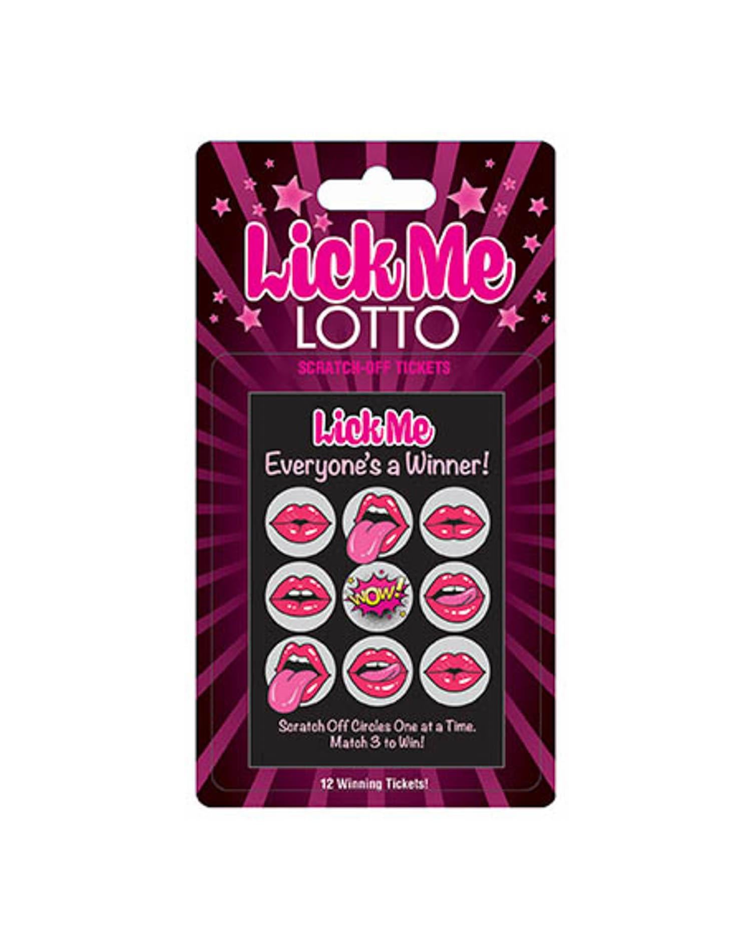 Loterie Lick Me Little Genie - 12 cărți razuibile erotice unice