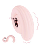 Vibrator rotativ cu mărgele Perles Loveline roz 11-8 cm