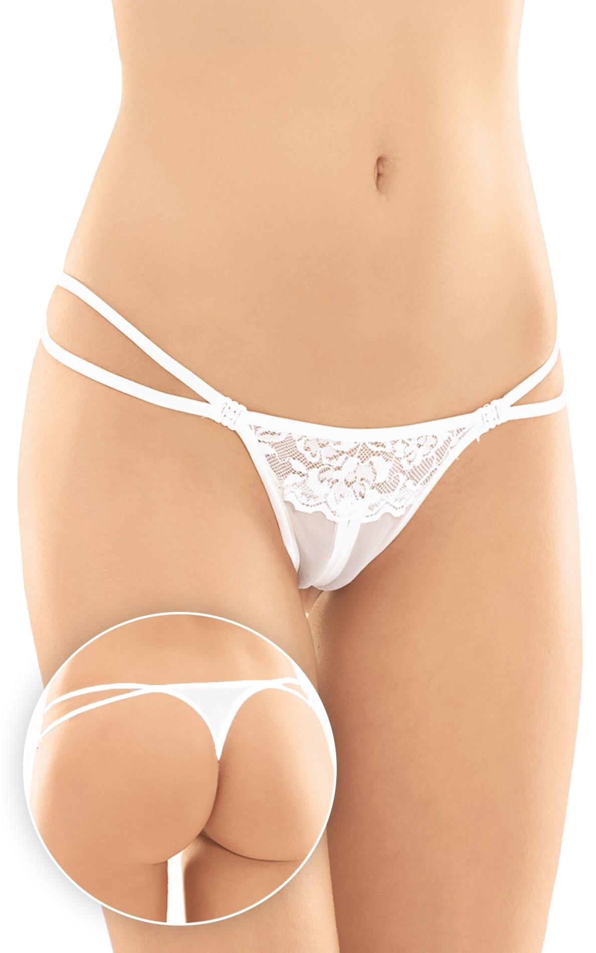 Tanga erotică sexy SoftLine alb M/L