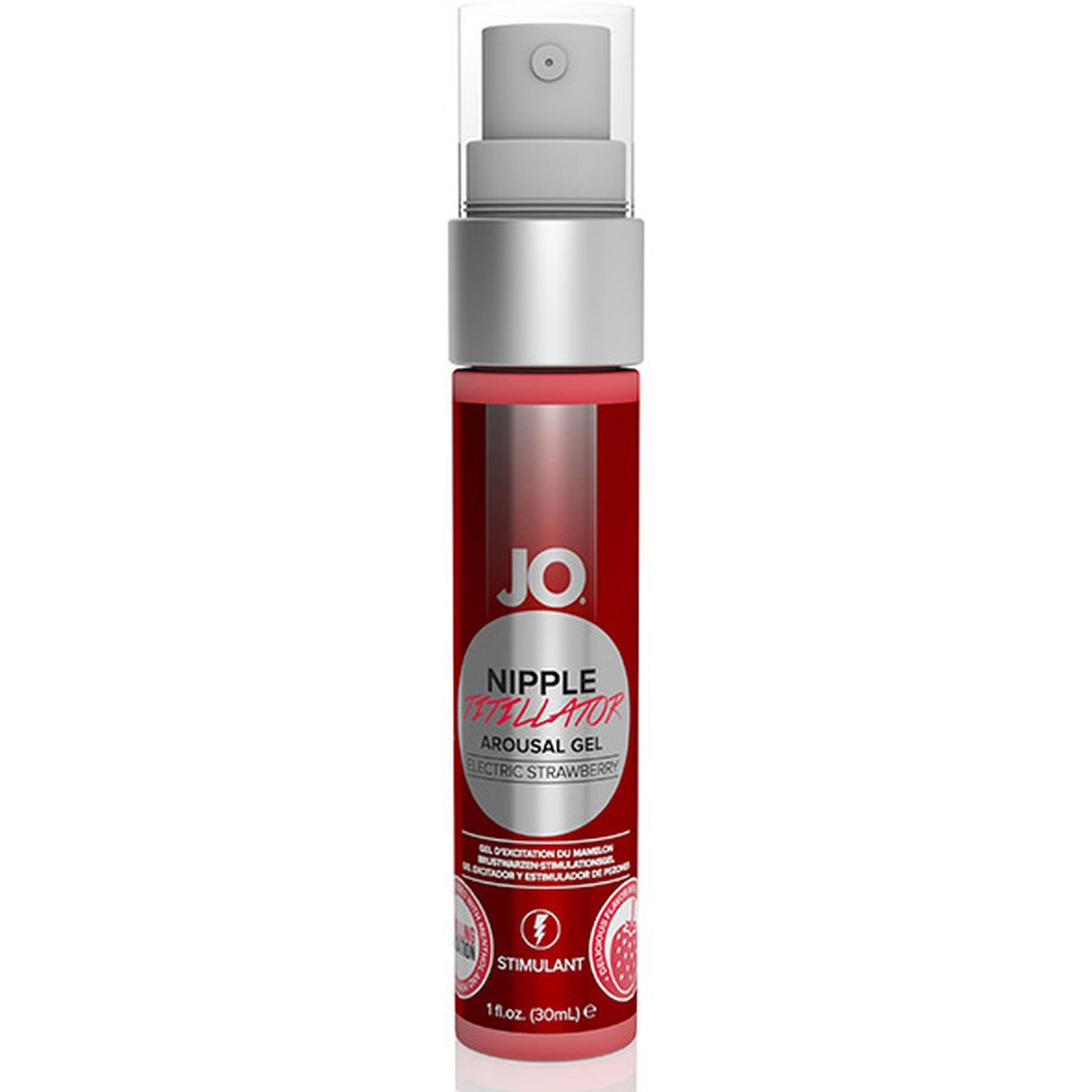 Gel stimulator pentru mameloane JO cu căpșuni 30 ml