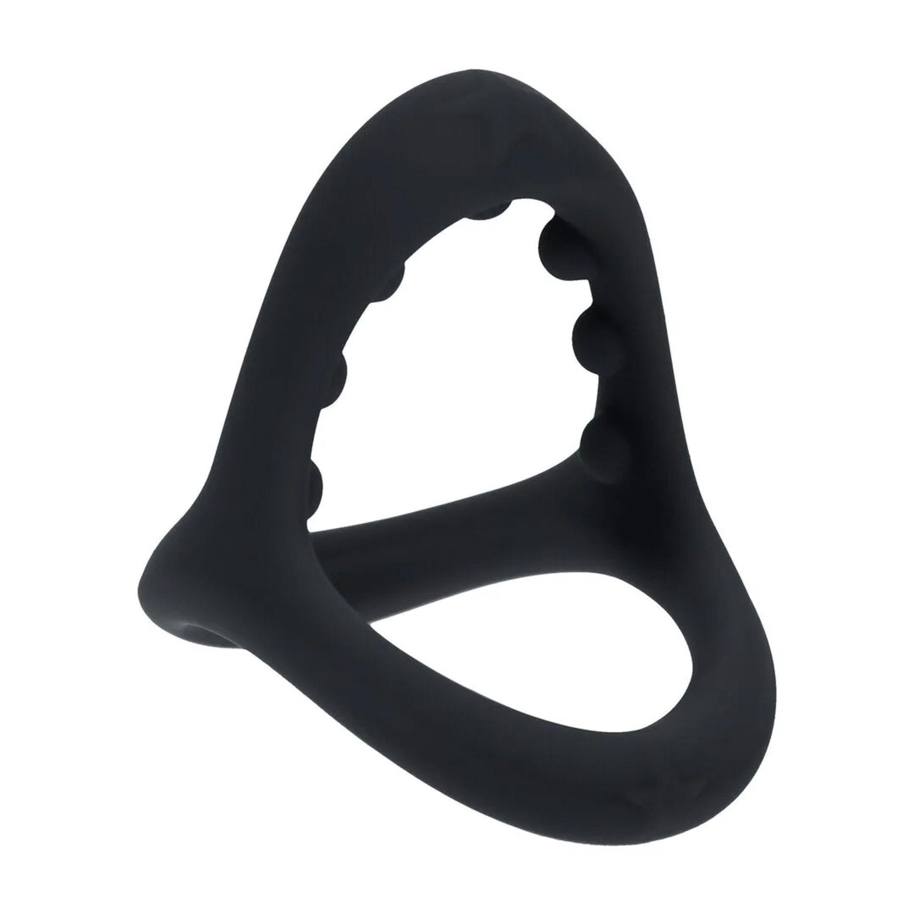 Inel din silicon Tri-O'Levelz negru 5-2 cm