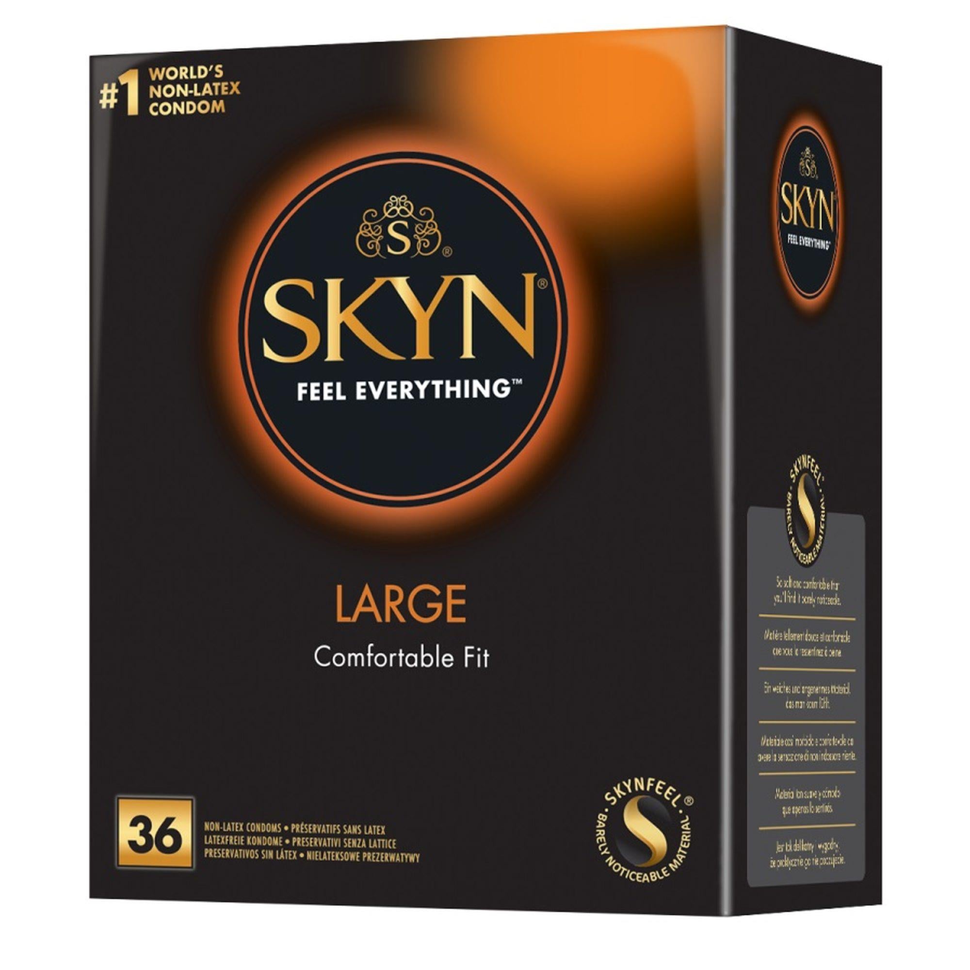 Prezervative Skyn ​​Large fără latex 56 mm 36 bucăți