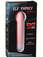 Vibrator Argus Elf family 1 din silicon, 10 moduri, USB, 10 cm