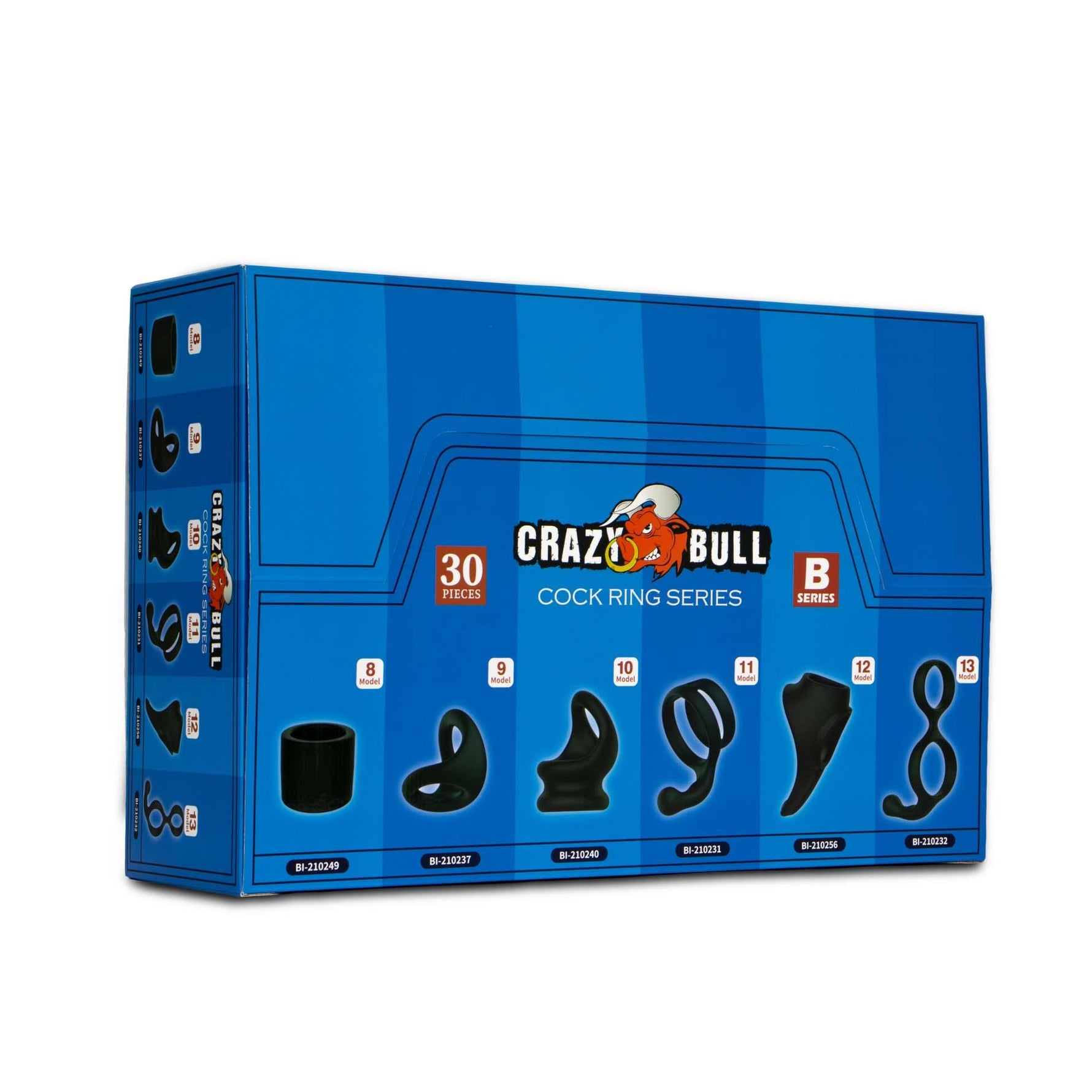 Set de inele flexibile pentru penis Crazy Bull din silicon