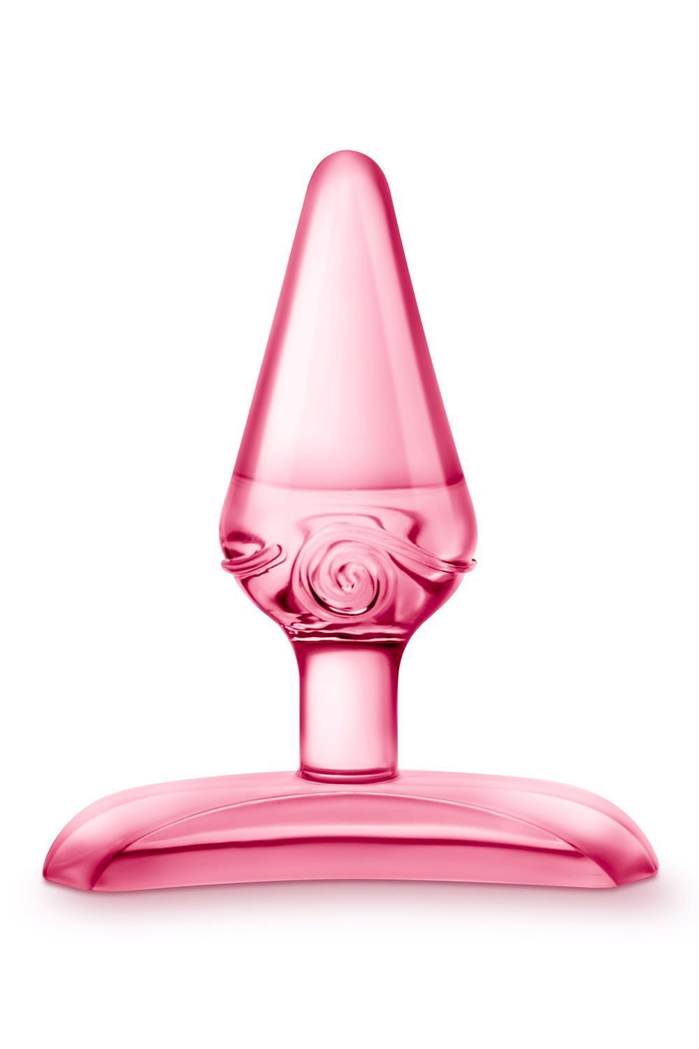 Plug anal Jolly Plug Blush TPE roz 6,9 cm