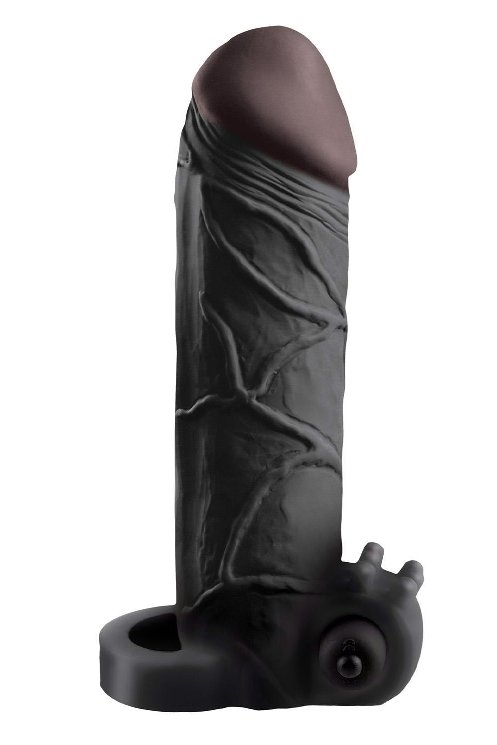Extensie vibrantă Fantasy X-tensions Real Feel, 5 cm, neagră