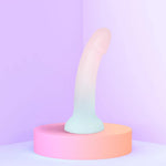 Dildo anal curbat din silicon Galactica Love to Love cu ventuză