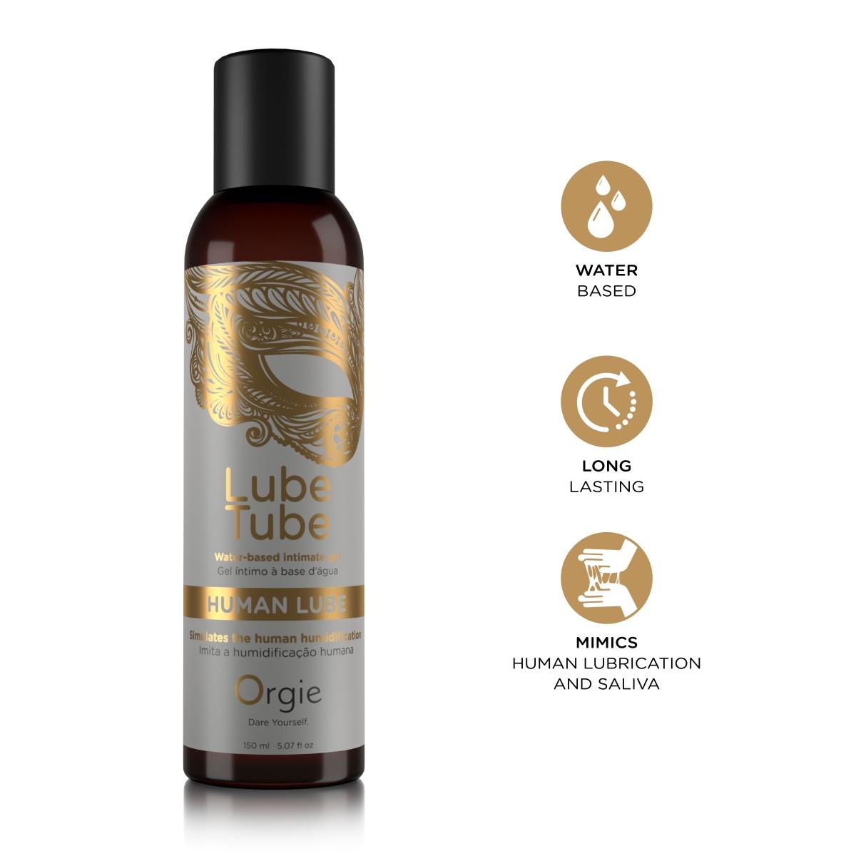 Gel intim pe bază de apă Human Lube Orgie 150 ml