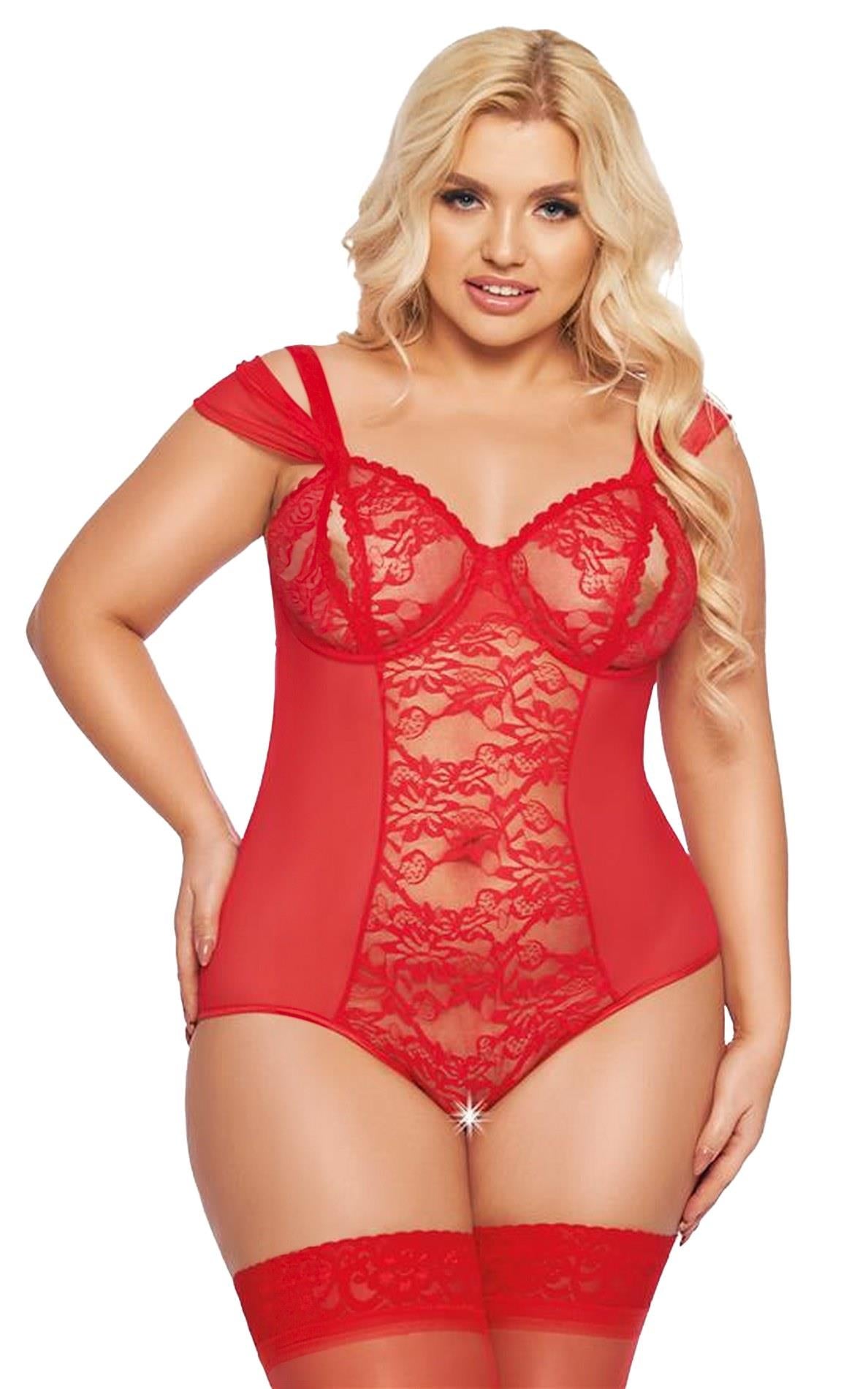 Body erotic Dora SoftLine Collection roșu 2XL