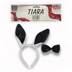 Set Kinky Pleasure Tiara și Coadă de Iepuraș Albe