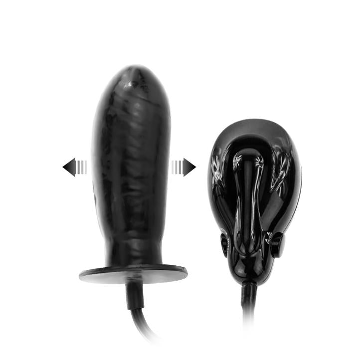 Plug anal vibrant gonflabil cu baterii Baile Bigger Joy