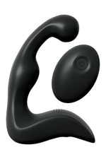 Masaj de prostată Anal Fantasy Elite P Spot Pro cu telecomandă, negru