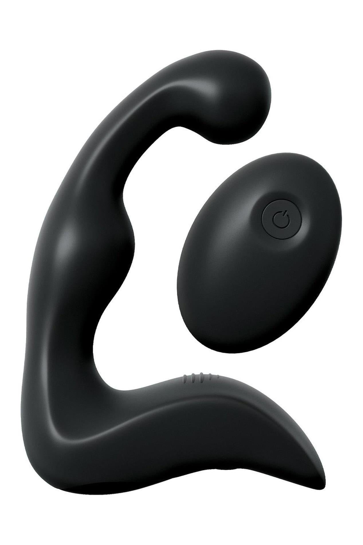 Masaj de prostată Anal Fantasy Elite P Spot Pro cu telecomandă, negru