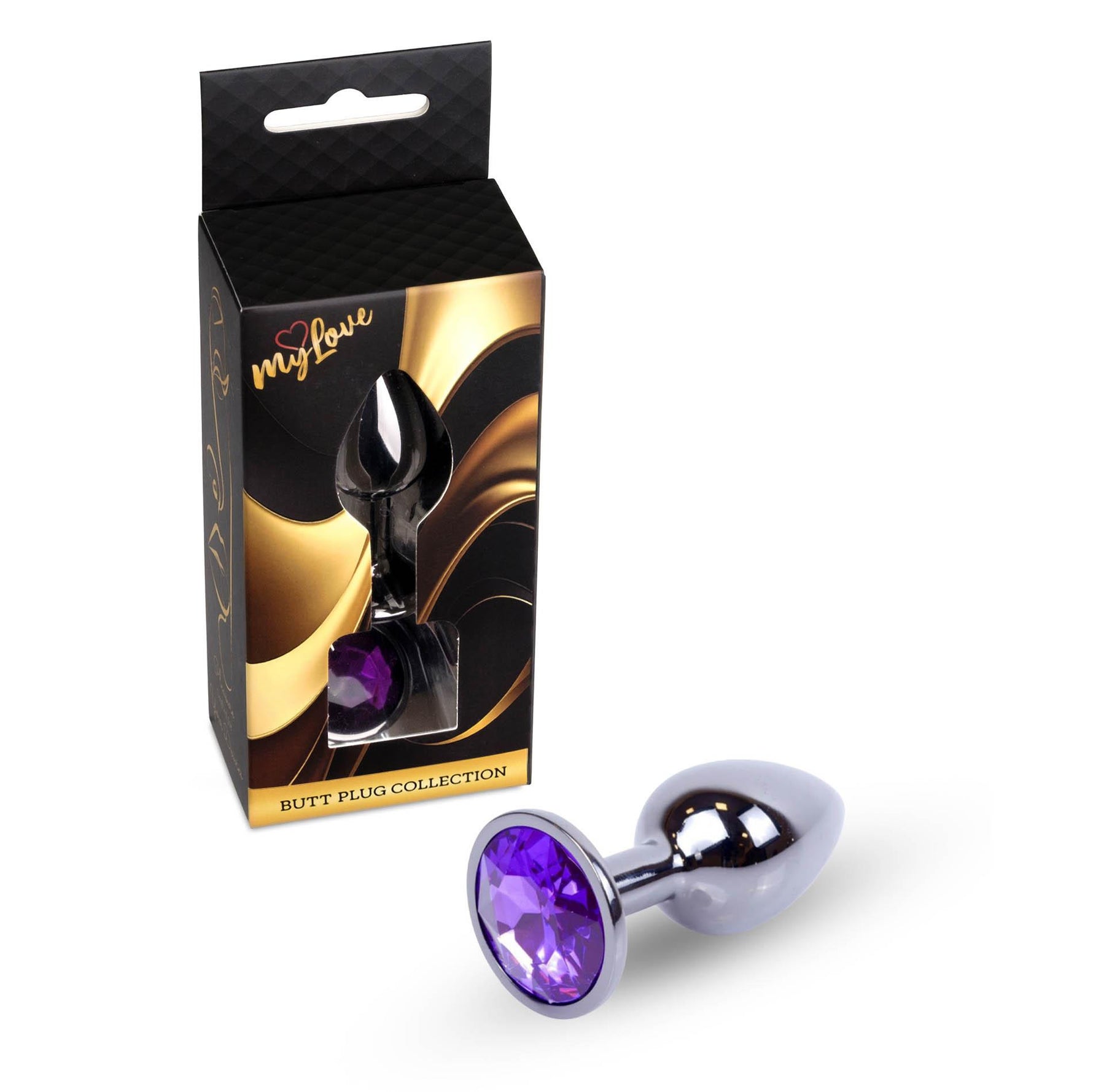 Jucării MyLove - Bijuterii PLUG Argintiu Închis - Violet