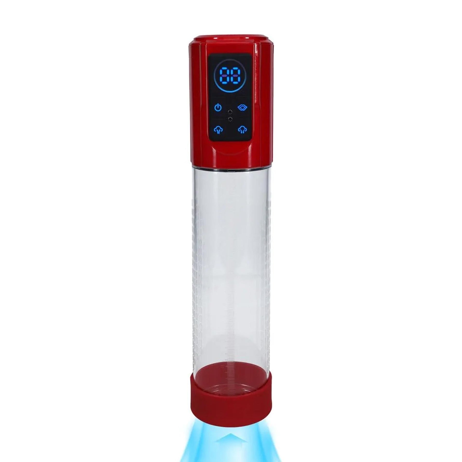 Pompă electrică pentru penis Pumped MegaLift, roșie, 20 cm