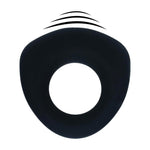 Inel vibrant pentru penis Levelz Level 3 din silicon, negru, 6,3 cm