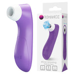 Stimulator de ventoză compact Breezer Romance, violet