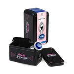 Plug anal metalic Secret Play albastru 3,4 cm