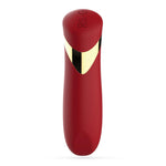 Mini vibrator Crushious Blinders reîncărcabil, silicon roșu, 10 cm