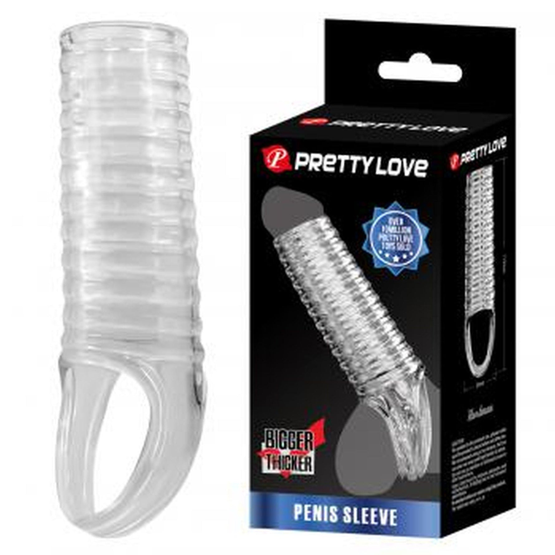 Manșon pentru penis impermeabil Pretty Love Hartman TPR