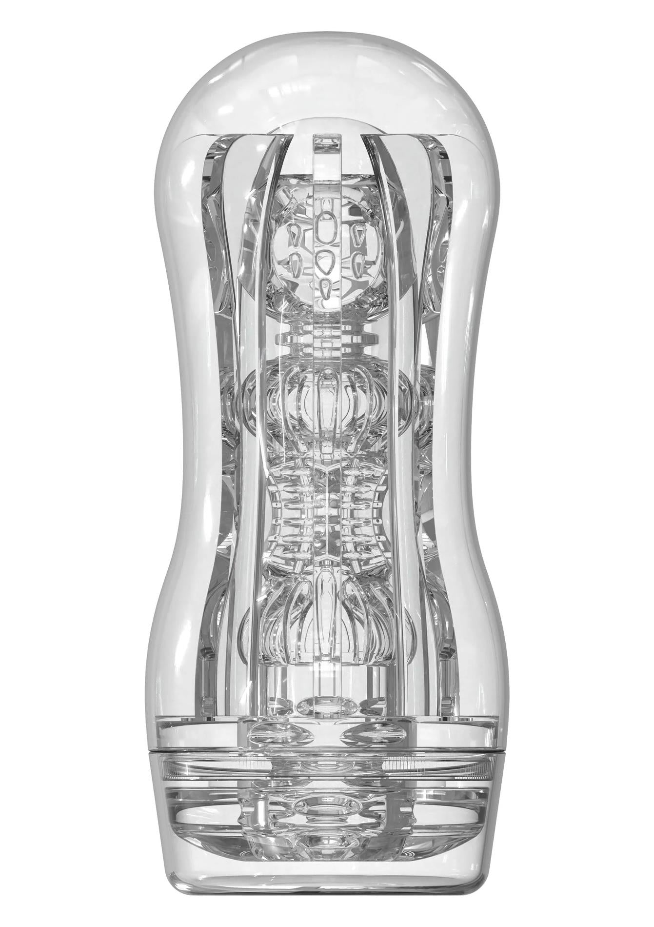 Masturbator cu vid ToyJoy Hero Transparent 18 cm