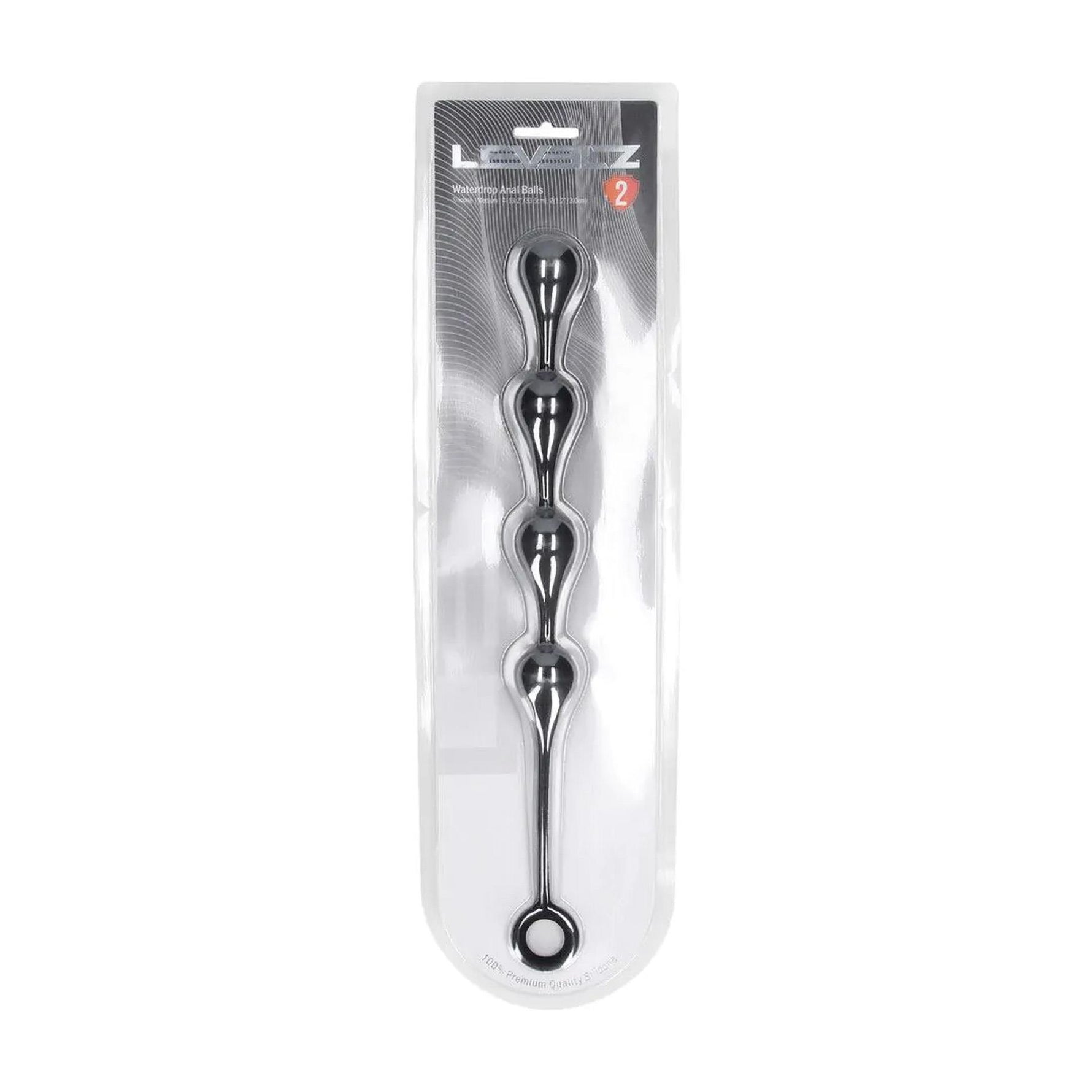 Perle Anale Levelz Picături din Silicon Negre 30mm
