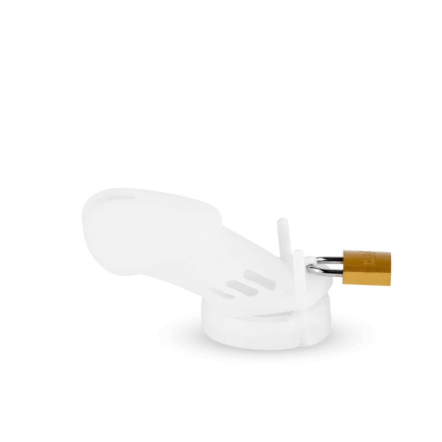 Cușcă pentru penis HeavyFun din silicon 7 cm cu 5 inele