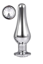Plug anal Gleaming Love din aluminiu, argintiu, L 12,7 cm