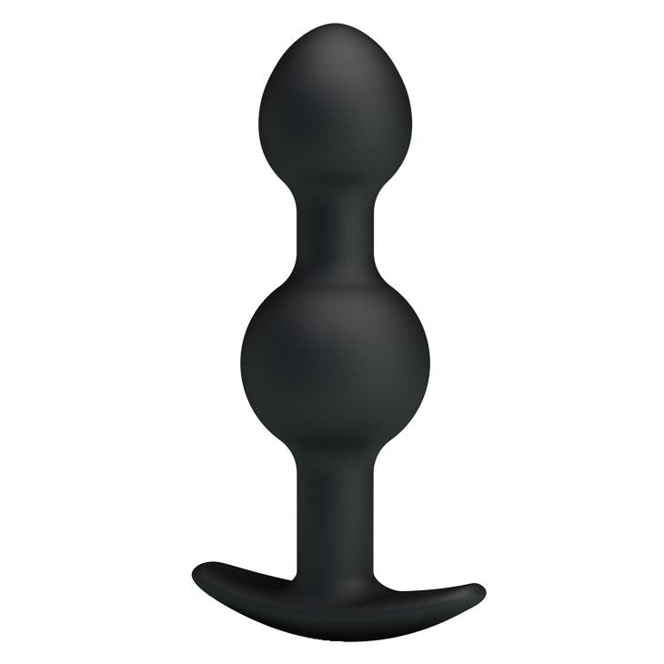 Dop anal din silicon Pretty Love Heavy Balls 10,4 cm
