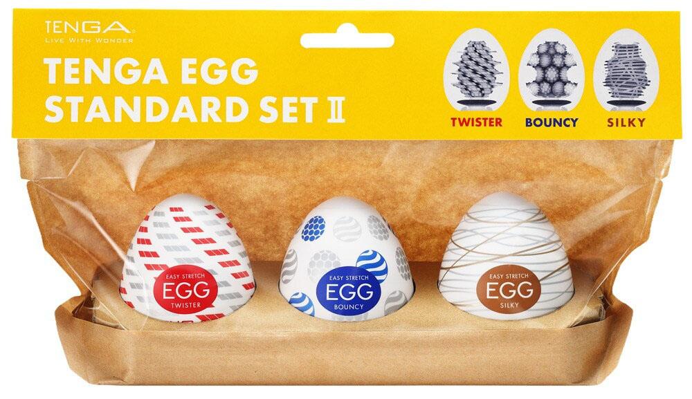 Tenga Standard, pachet de 3 ouă pentru masturbare