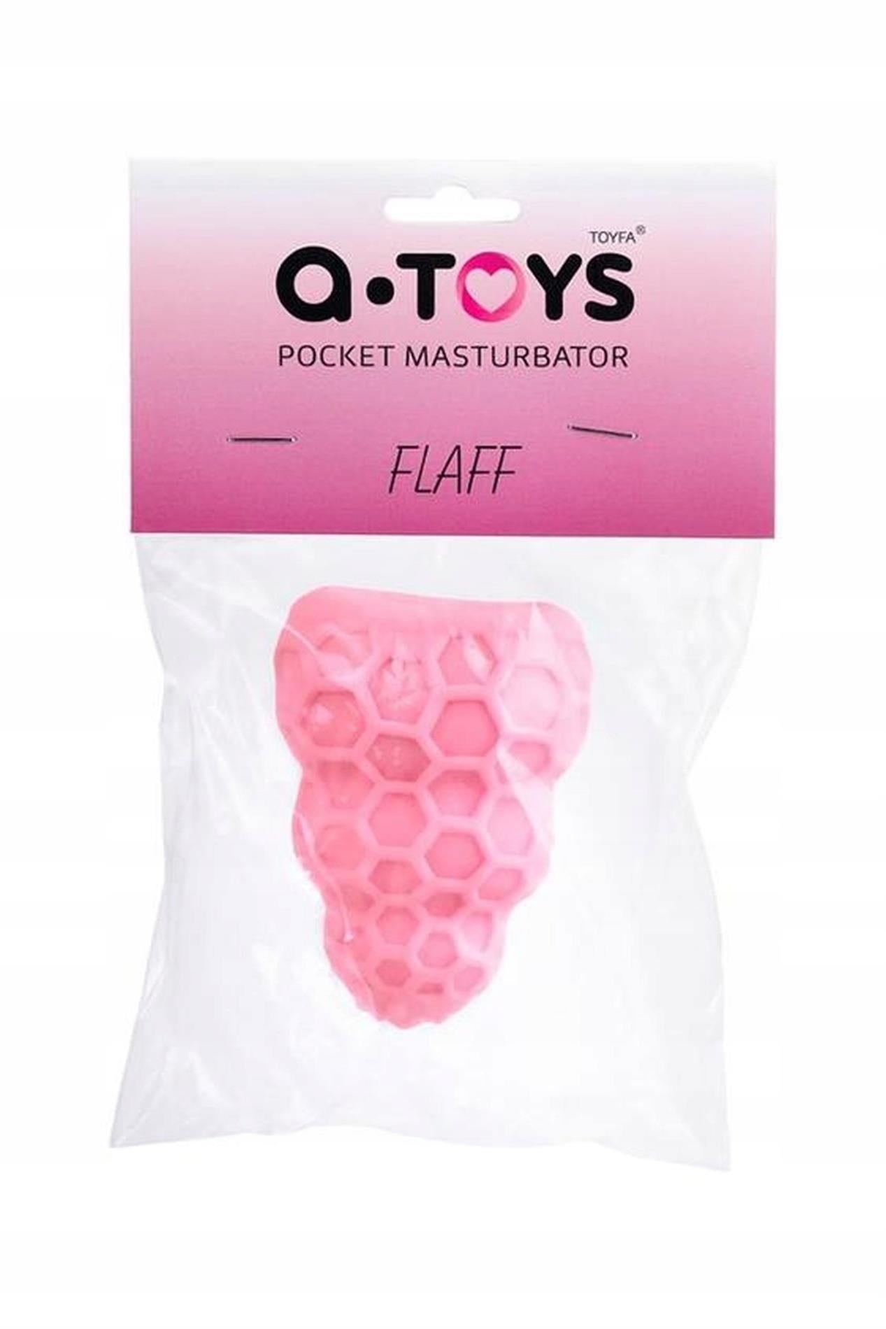 Masturbator de buzunar TOYFA AToys pentru fese, culoare galbenă, 8 cm