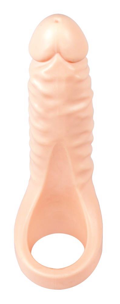 Inel pentru penis Realistixxx Double Fucker TPE 18 cm
