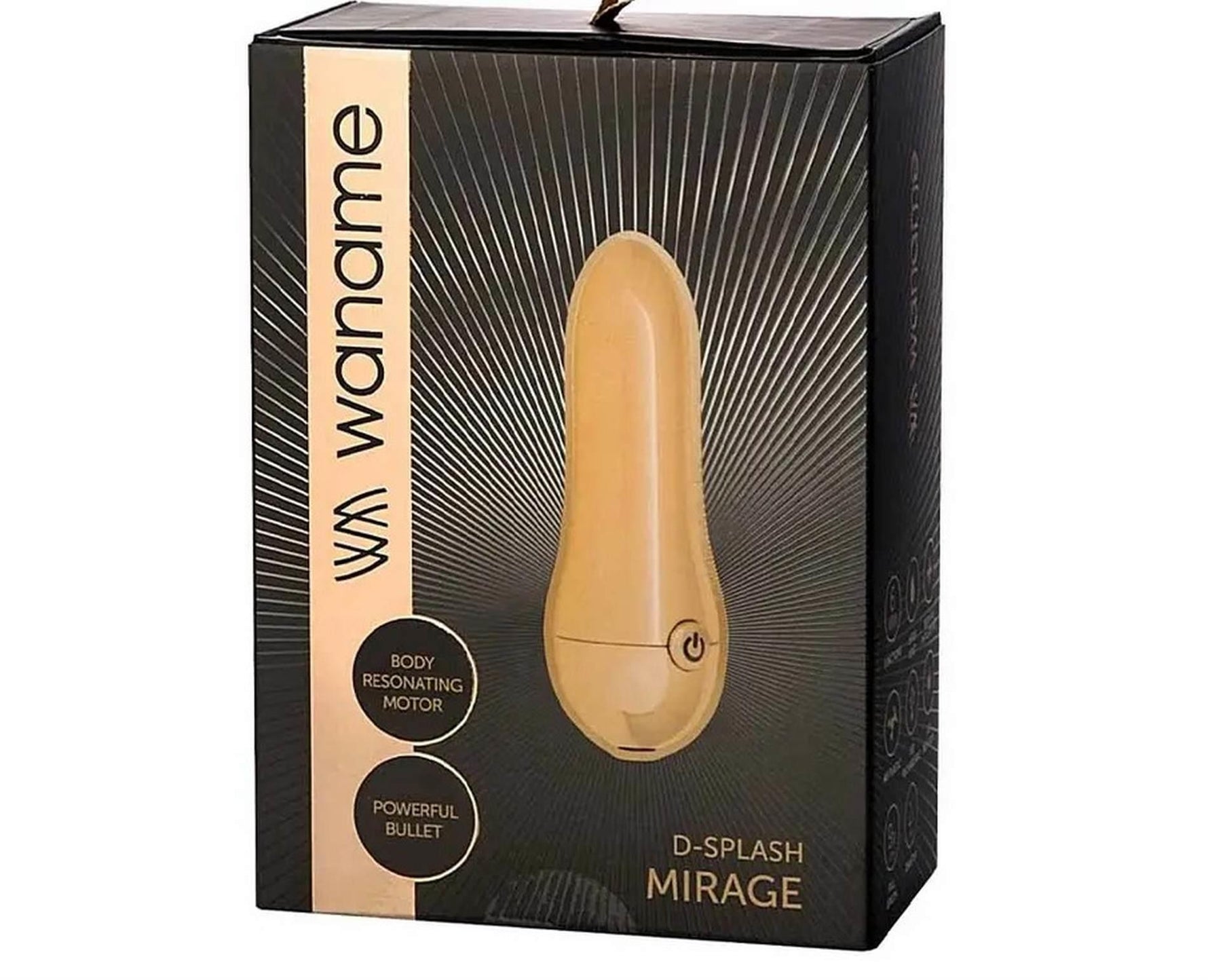 Stimulator Clitoridian Mirage WANAME DSPLASH Gold USB 9 cm