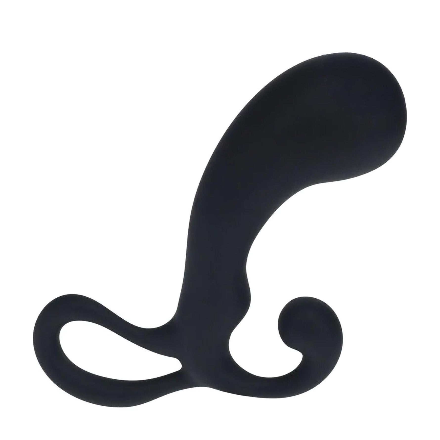 Masaj prostată Levelz L din silicon, negru, 15 cm