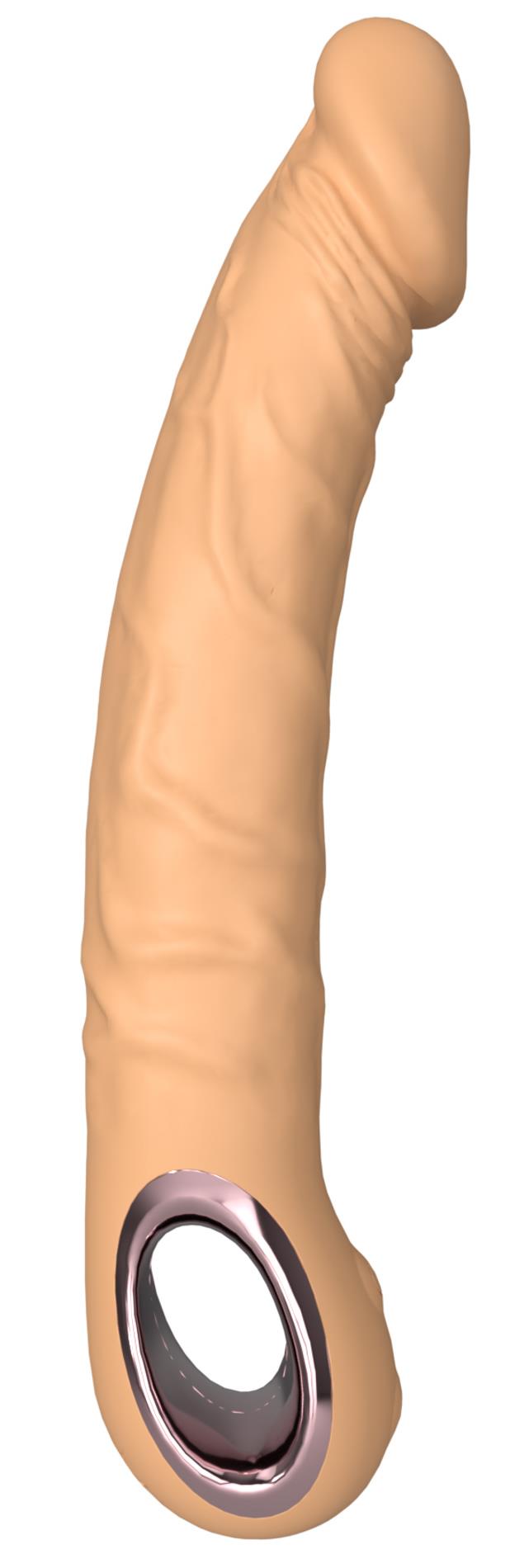 Vibrator Jump-O Realist din silicon, USB, impermeabil
